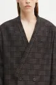 Vlnené sako Kenzo hnedá FF55VE1309JT.90