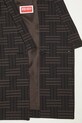 Vlnené sako Kenzo FF55VE1309JT.90 hnedá