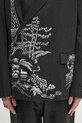 Kenzo marynarka z domieszką wełny czarny FF55VE1429RI.99