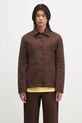 Kenzo cotton jacket FF55VE2309GF.90 brown SS25