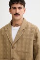 Kenzo giacca in lino misto beige FF55VE2329JH.10
