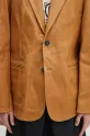 Our Legacy leather blazer Opening brown M2259OBL