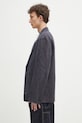 Λινό πανωφόρι Our Legacy Unconstructed Shinjuku Blazer M2250UD μωβ SS25
