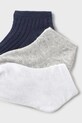 Mayoral sosete copii 3-pack 10869.3A.Baby.PPYA gri SS25