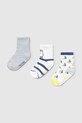 Mayoral șosete bebe 3-pack sosete lungi albastru 10870.3C.Baby.PPYA