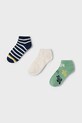 Mayoral sosete copii 3-pack uni verde 10908.5K.Mini.PPYA