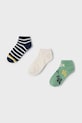 Mayoral sosete copii 3-pack uni verde 10908.5K.Mini.PPYA