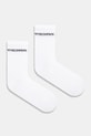 Patrizia Pepe skarpetki skarpetki długie biały 8F0062.K062