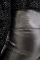 Kožené legíny AllSaints CORA stříbrná W058TB