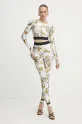 Versace Jeans Couture leggings bianco 78HAC101.JS470