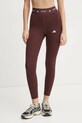 adidas Performance legginsy treningowe Techfit z elastanem bordowy JI5550