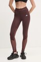Тренировочные леггинсы adidas Performance Hyperglam с эластаном коричневый IX3237