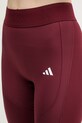 Tréninkové legíny adidas Performance Hyperglam burgundské JE8821