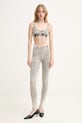 Diesel leggings ATHENA-DNM TROUSERS A17571.0SHAN gri SS25
