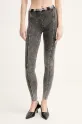 Diesel legginsy ATHENA-DNM TROUSERS melanż szary A17571.0SHAN