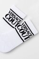 Versace Jeans Couture calzini 78HA0J04.ZG079 bianco SS25