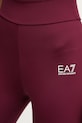 EA7 Emporio Armani legginsy treningowe bordowy AF12625.7W000232
