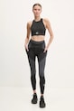 adidas by Stella McCartney leggins de antrenament Two-Tone JM0302 negru SS25