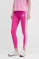 Tajice adidas Essentials natpis roza JC5577