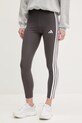 Legíny adidas Essentials s elastanom sivá JE0076