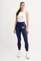 adidas Performance leggings da allenamento Optime JG6151 blu navy SS25