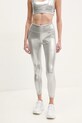 Reebok leggings da allenamento Lux Chrome maglia argento 100214627