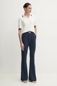 Liu Jo pantaloni TA5256.JS182 bleumarin SS25