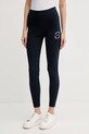 Tommy Hilfiger legginsy z elastanem granatowy UW0UW05893
