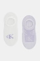 Шкарпетки Calvin Klein Jeans 2-pack короткі шкарпетки фіолетовий 701231402