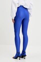 Odzież Fiorucci legginsy Electric Blue Semi-Footed Leggings W02SMBPA372LY01BL06 niebieski