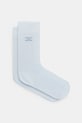 Elisabetta Franchi skarpetki bawełniane skarpetki długie niebieski CZ08L52E2