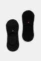 Сліди Tommy Hilfiger 2-pack короткі шкарпетки чорний 701233710