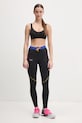Under Armour legginsy sportowe Trail Run 1386348 czarny SS25