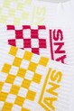 Vans sosete 3-pack VN000GMUC9L1 alb SS25