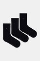 Ponožky Tommy Hilfiger 3-pack dlouhé ponožky námořnická modř 701233828