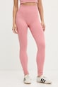 Pangaia legginsy Plant-Stretch Compressive Leggings z elastanem różowy 10002427