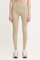 Sporty & Rich legginsy Sr Runner dzianina beżowy PA002622139GY15