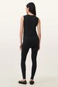 AllSaints legginsy RAFFI W079TD czarny