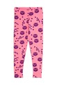 Mini Rodini legginsy bawełniane dziecięce Squiggly cats wzorzyste różowy 2513011728