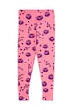 Dětské bavlněné legíny Mini Rodini Squiggly cats pletenina růžová 2513011728