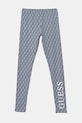 Guess legginsy dziecięce z elastanem niebieski J5RB06.J1314.PPYA