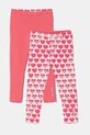 Guess legginsy dwustronne dziecięce z elastanem różowy K5RB00.K6YW4.PPYA