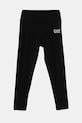 EA7 Emporio Armani legginsy dziecięce nadruk czarny 7G000034.AF12625