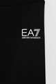 Dziewczynka EA7 Emporio Armani legginsy dziecięce 7G000034.AF12625 czarny
