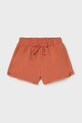 Mayoral pantaloni scurți din bumbac pentru bebeluși casual portocaliu 603.4G.Baby.PPYA