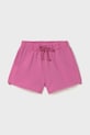 Детские хлопковые шорты Mayoral casual розовый 603.4G.Baby.PPYA