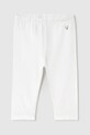 Mayoral legginsy bawełniane niemowlęce bawełna biały 703.4D.Baby.PPYA