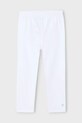 Mayoral leggins copii 748.6N.Mini.PPYA alb SS25