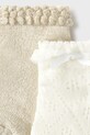 Mayoral skarpetki dziecięce 2-pack 10872.4B.Baby.PPYA beżowy SS25