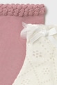 Mayoral sosete copii 2-pack 10872.4B.Baby.PPYA roz SS25